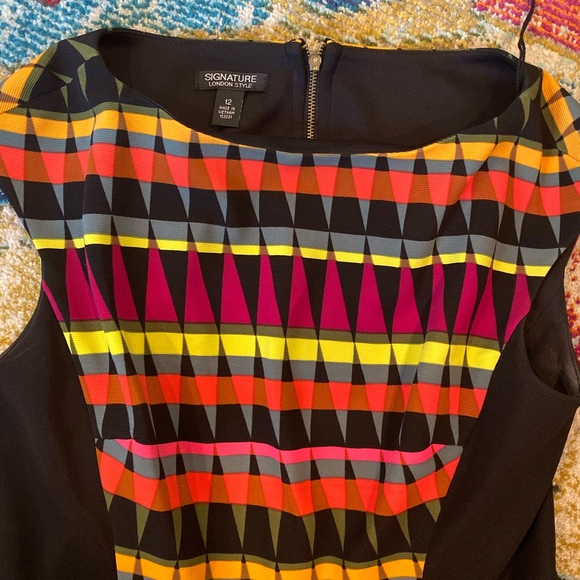 Colorful Dress. Size 12 - Picture 6 of 7